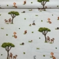 Preview: Jersey | Waldtiere Reh Eichhörnchen Fuchs | ecru